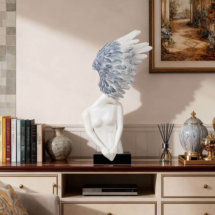 Aurelith Decorative Sculpture – Artistic Resin Accent Piece