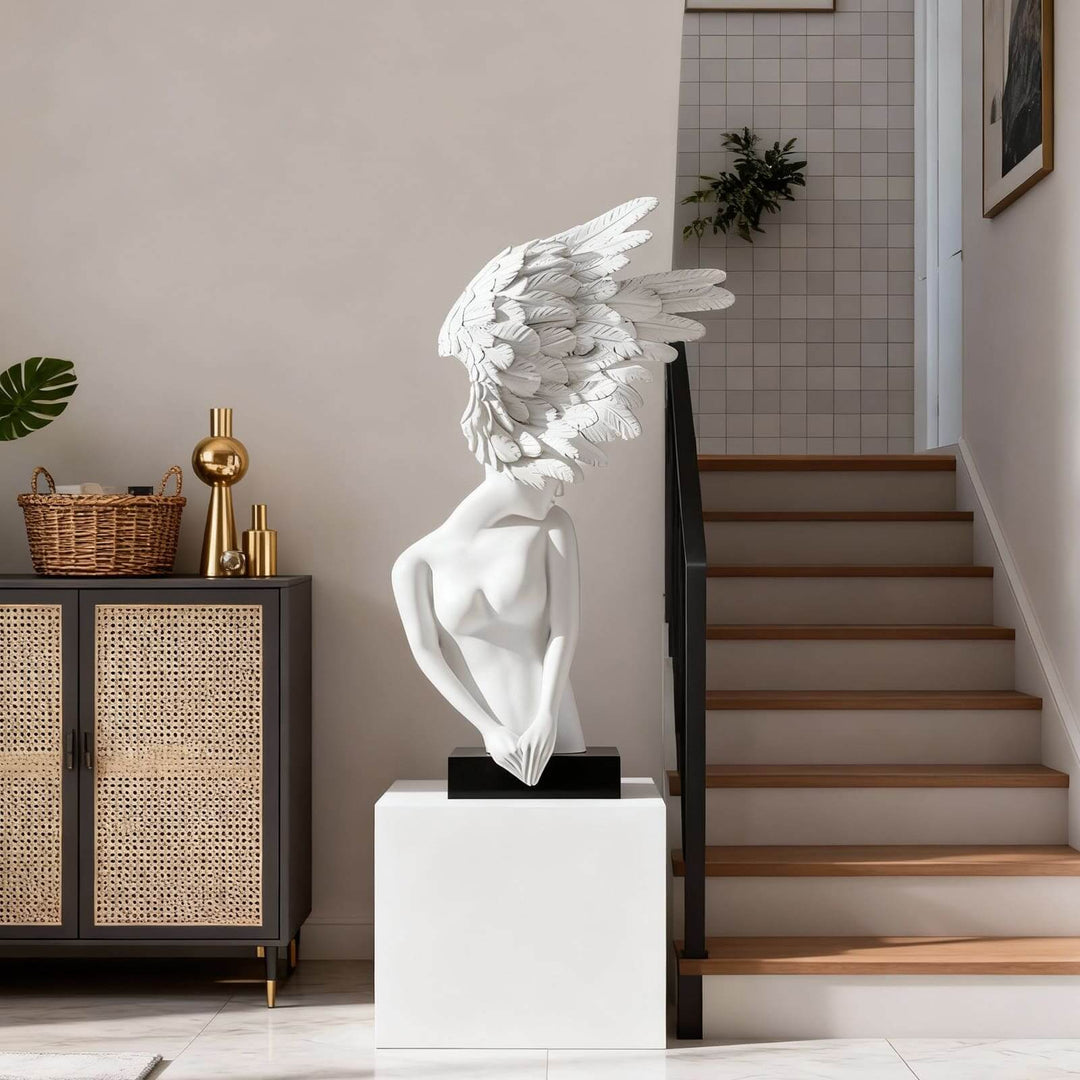 Aurelith Decorative Sculpture – Artistic Resin Accent Piece