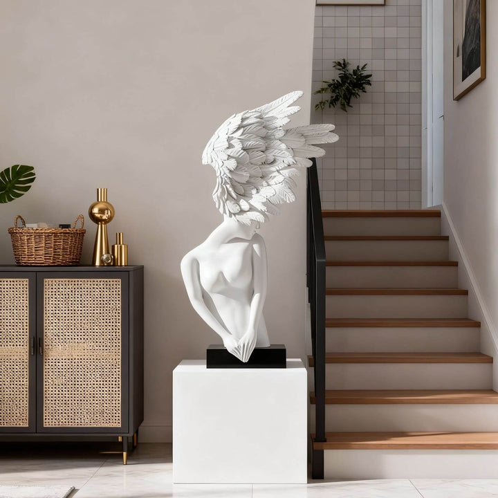 Aurelith Decorative Sculpture – Artistic Resin Accent Piece