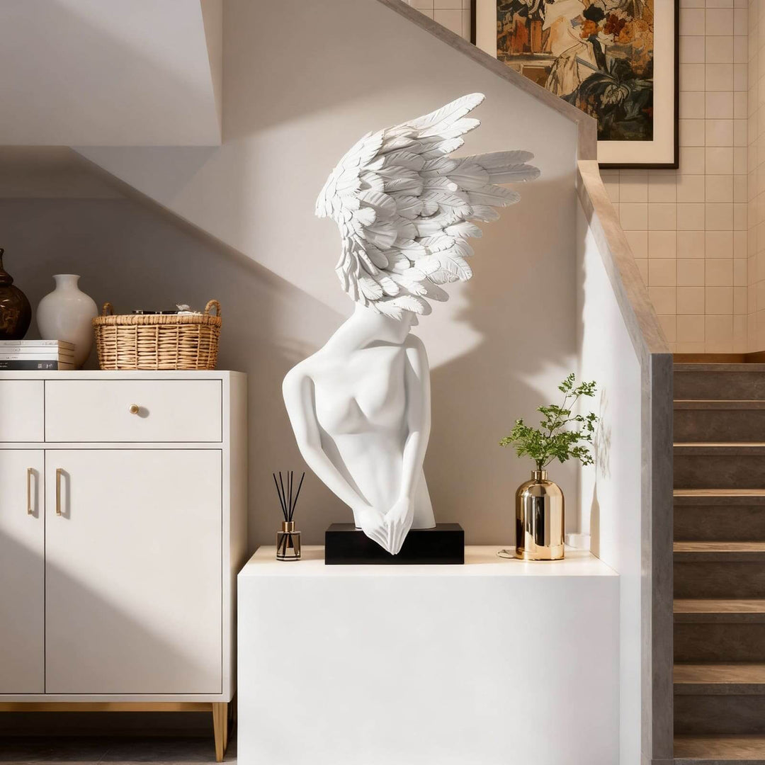 Aurelith Decorative Sculpture – Artistic Resin Accent Piece