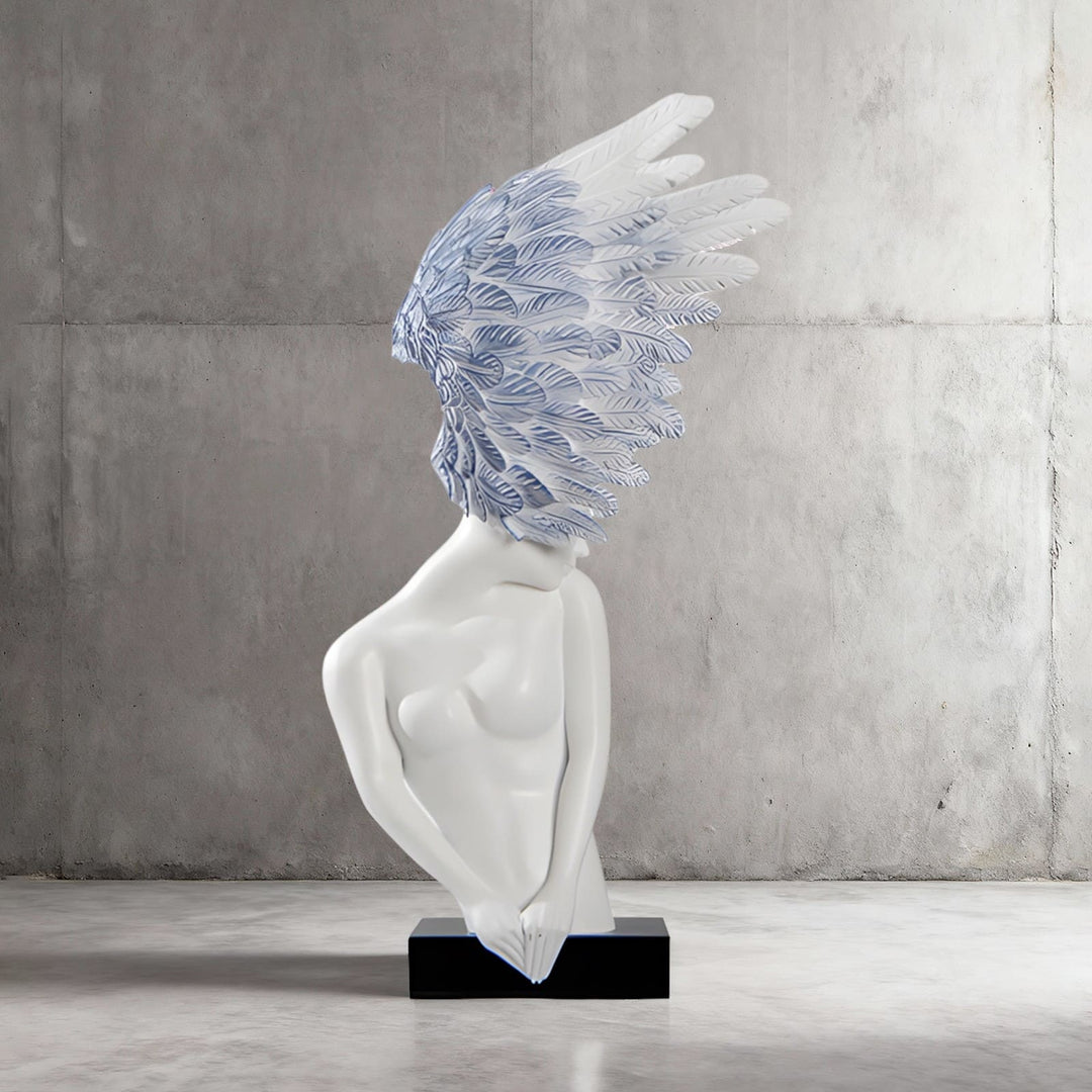 Aurelith Decorative Sculpture – Artistic Resin Accent Piece