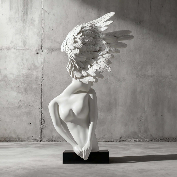 Aurelith Decorative Sculpture – Artistic Resin Accent Piece