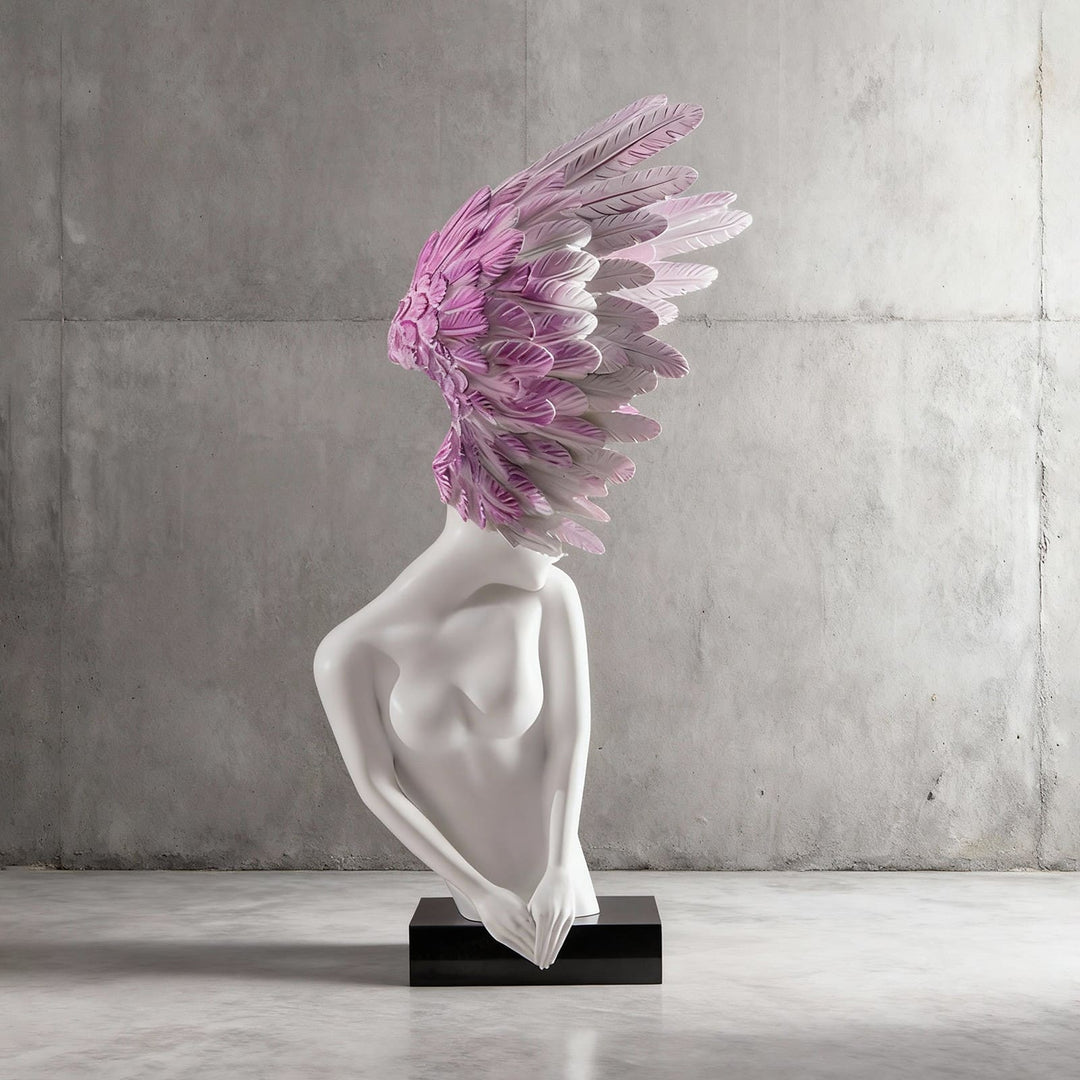 Aurelith Decorative Sculpture – Artistic Resin Accent Piece