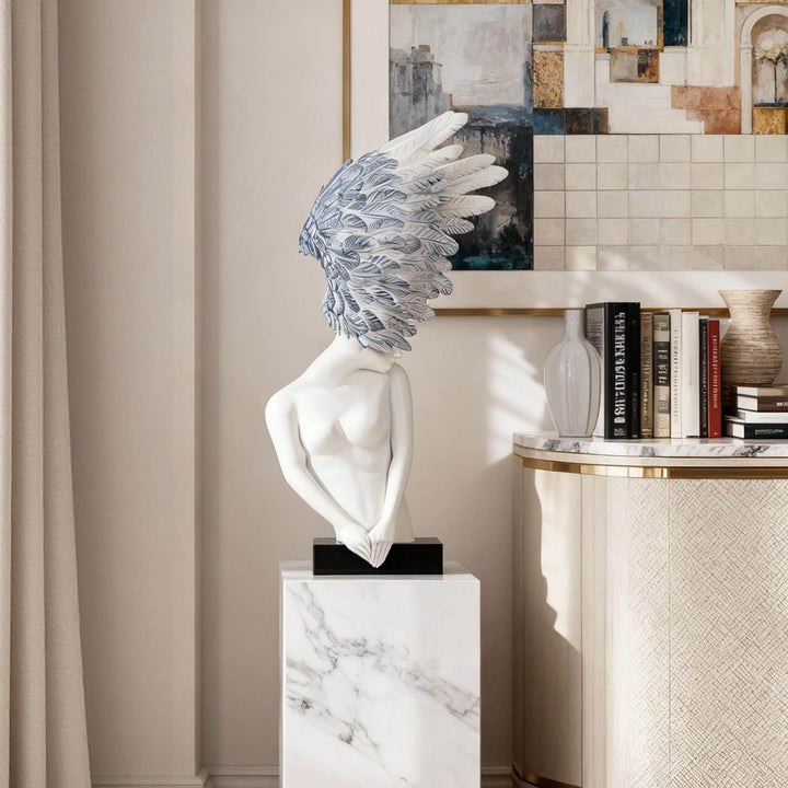 Aurelith Decorative Sculpture – Artistic Resin Accent Piece