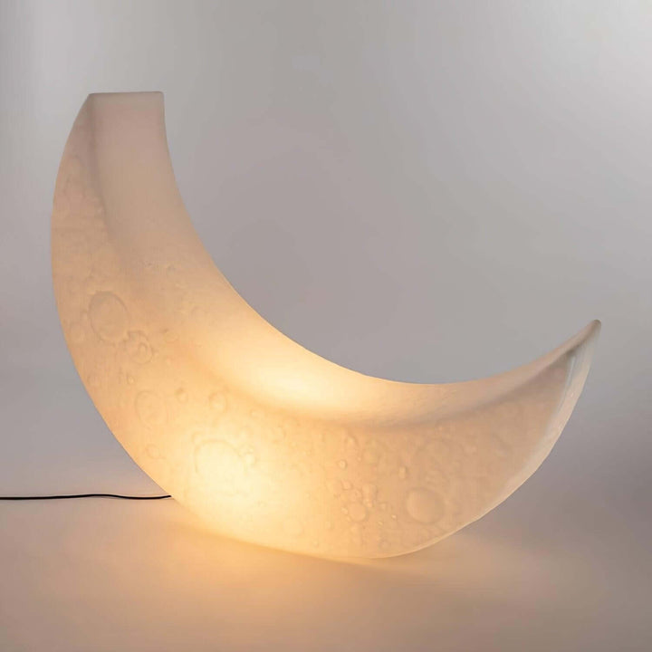 Aurni Moon Floor Lamp – Crescent Moon Creative Sculptural Lamp