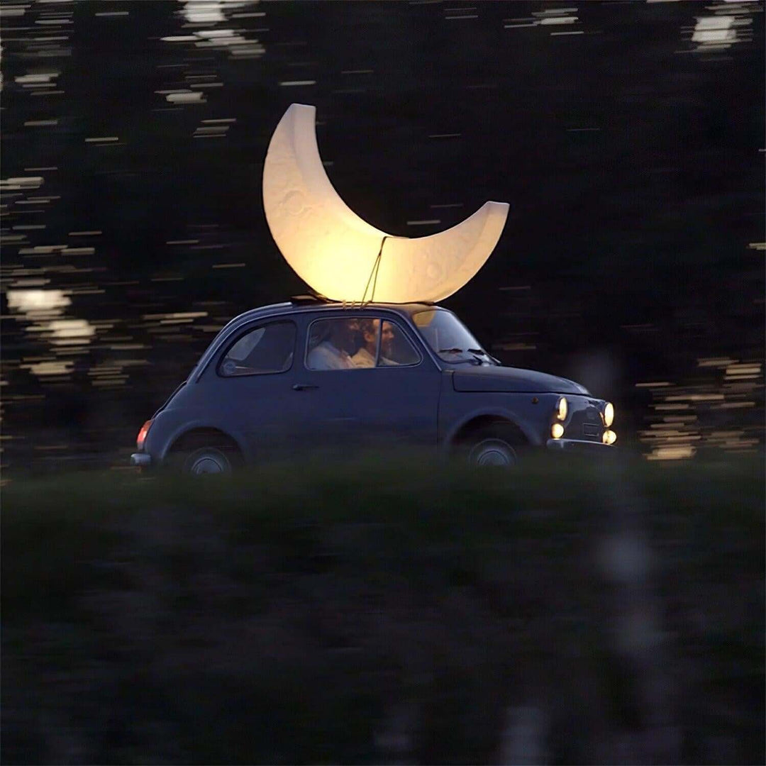 Aurni Moon Floor Lamp – Crescent Moon Creative Sculptural Lamp