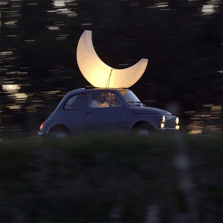 Aurni Moon Floor Lamp – Crescent Moon Creative Sculptural Lamp