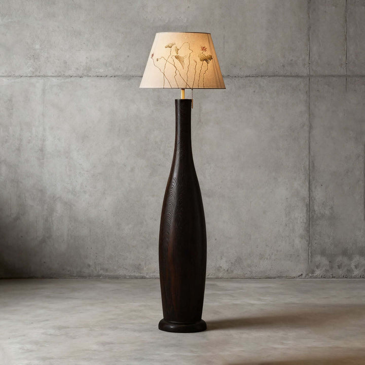 Beyla Floor Lamp – Retro Wabi-sabi Fabric Vintage Light