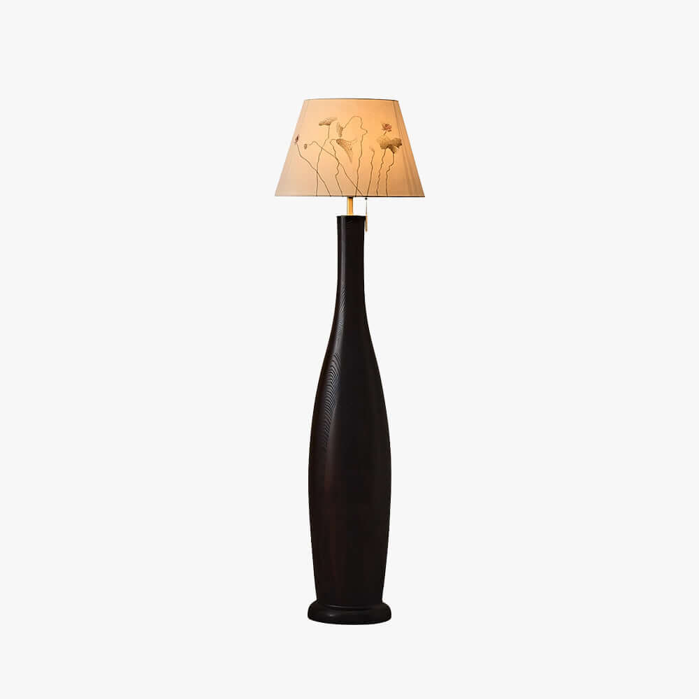 Beyla Floor Lamp – Retro Wabi-sabi Fabric Vintage Light