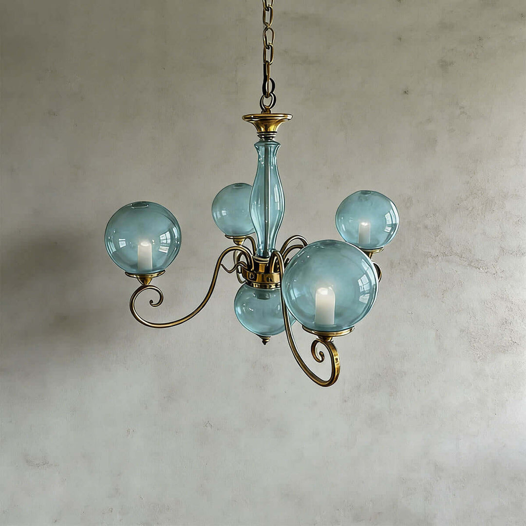 Xylen Chandelier – Vintage French Glass Chandelier