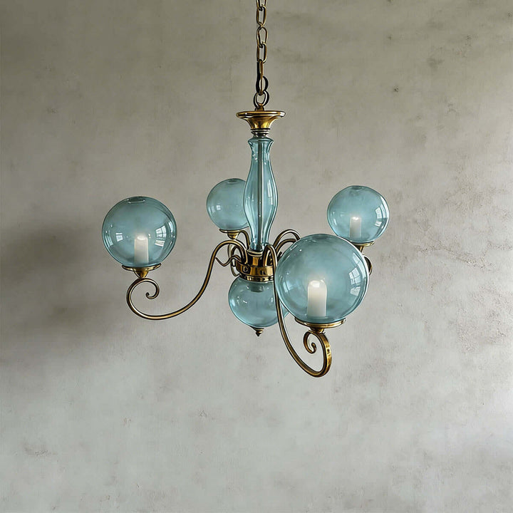 Xylen Chandelier – Vintage French Glass Chandelier