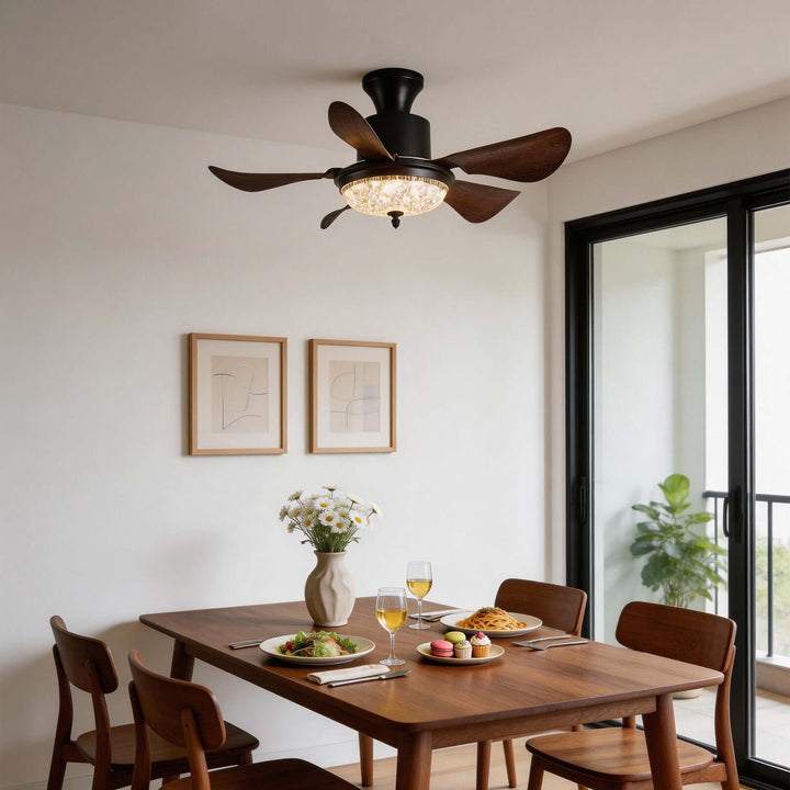Kravos Ceiling Fan Light - French Vintage ABS Light