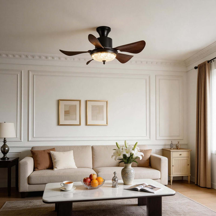 Kravos Ceiling Fan Light - French Vintage ABS Light