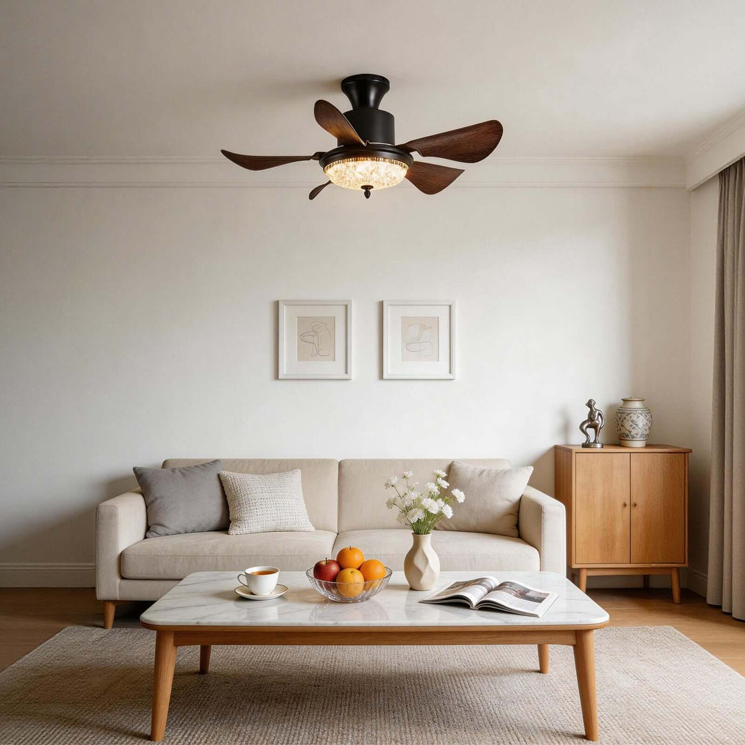 Kravos Ceiling Fan Light - French Vintage ABS Light