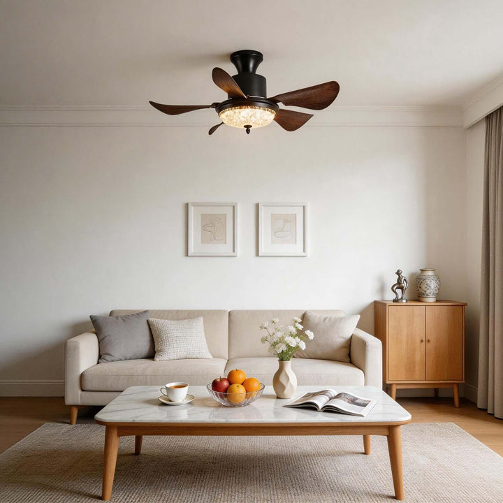 Kravos Ceiling Fan Light - French Vintage ABS Light