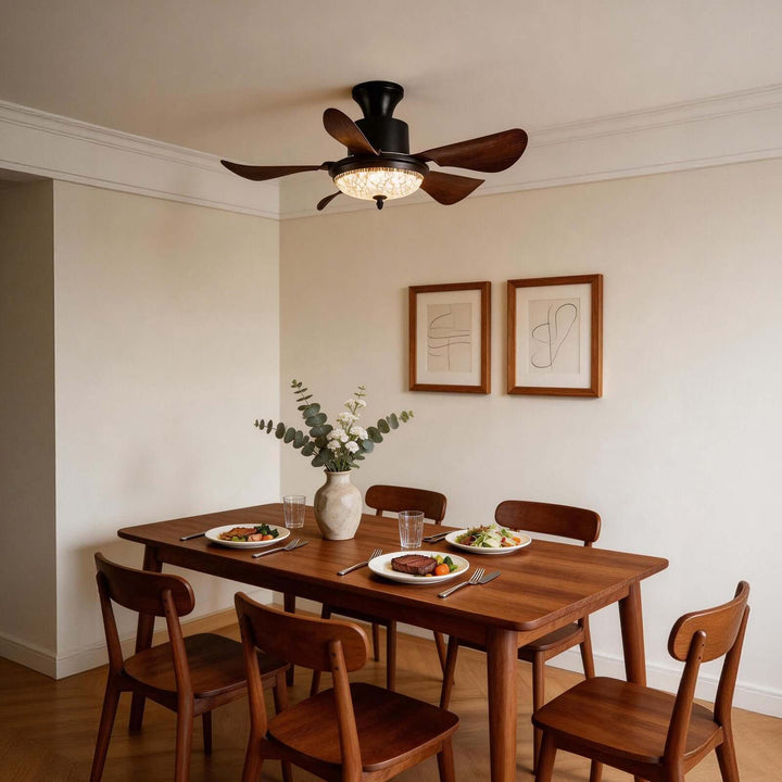 Kravos Ceiling Fan Light - French Vintage ABS Light