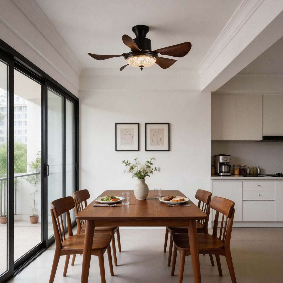 Kravos Ceiling Fan Light - French Vintage ABS Light