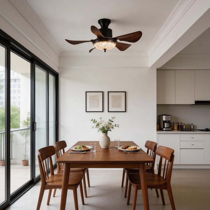 Kravos Ceiling Fan Light - French Vintage ABS Light