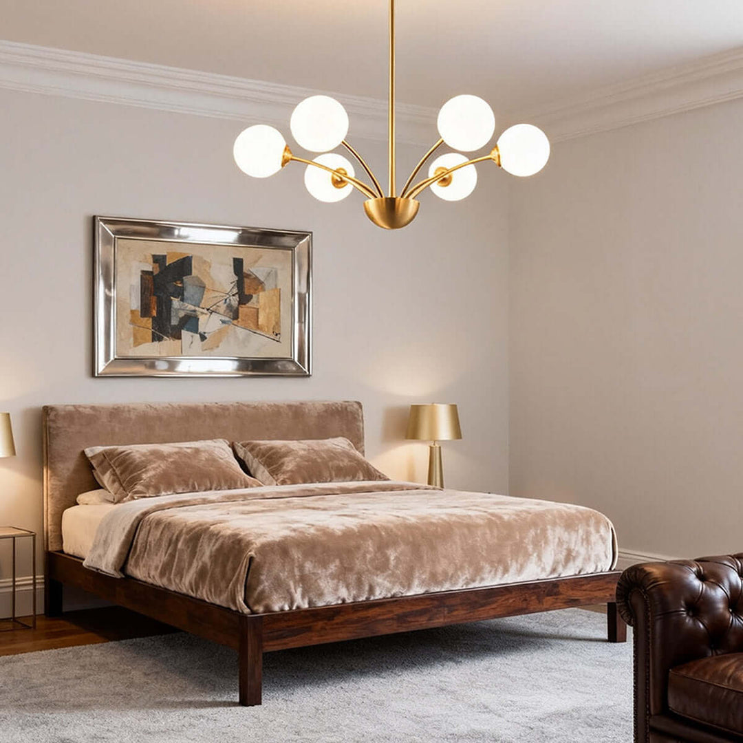 Zeriya Chandelier – Nordic Minimalist Modern Luxury Glass