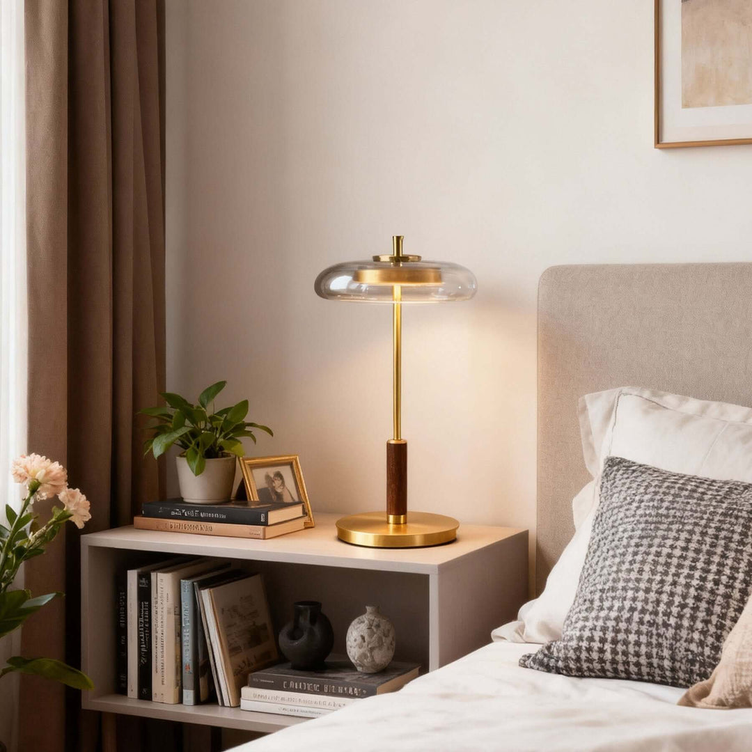Torez Table Lamp – American Style Glass Luxury Modern Lamp
