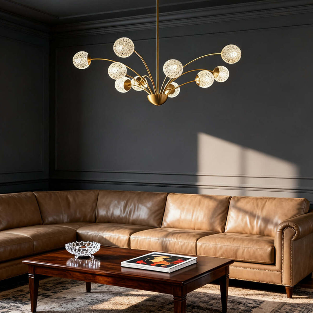 Zeriya Chandelier – Nordic Minimalist Modern Luxury Glass