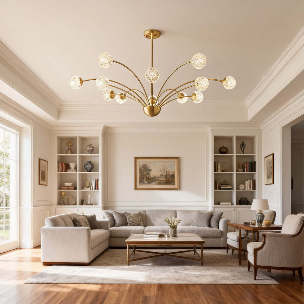 Zeriya Chandelier – Nordic Minimalist Modern Luxury Glass