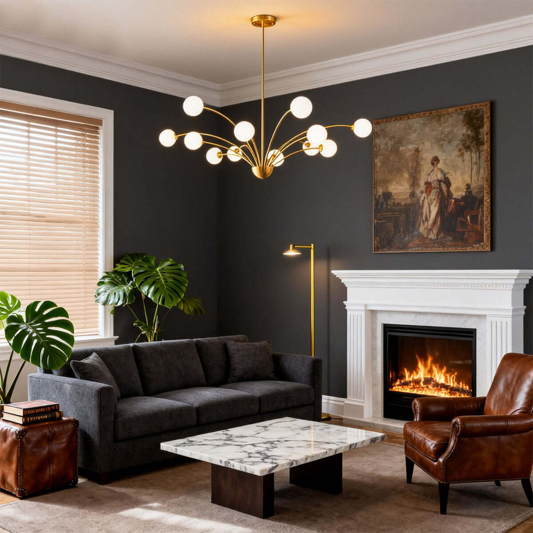 Zeriya Chandelier – Nordic Minimalist Modern Luxury Glass