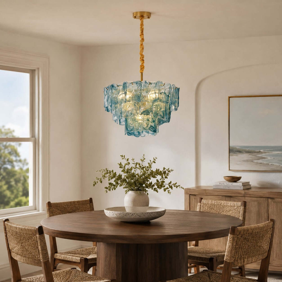 Bravelle Chandelier Murano Glass Lighting for Dining Room