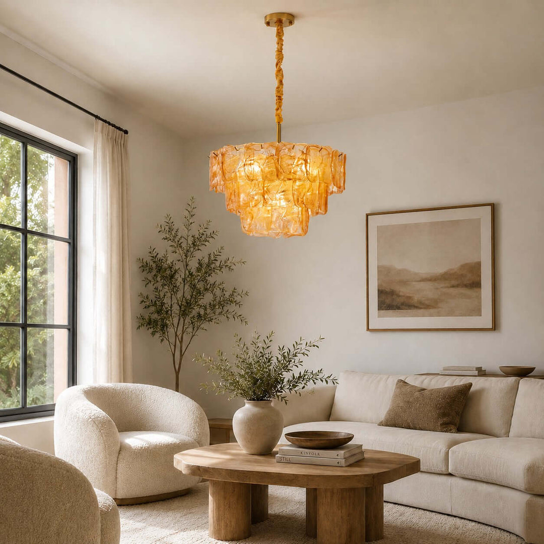 Bravelle Chandelier Murano Glass Lighting for Dining Room