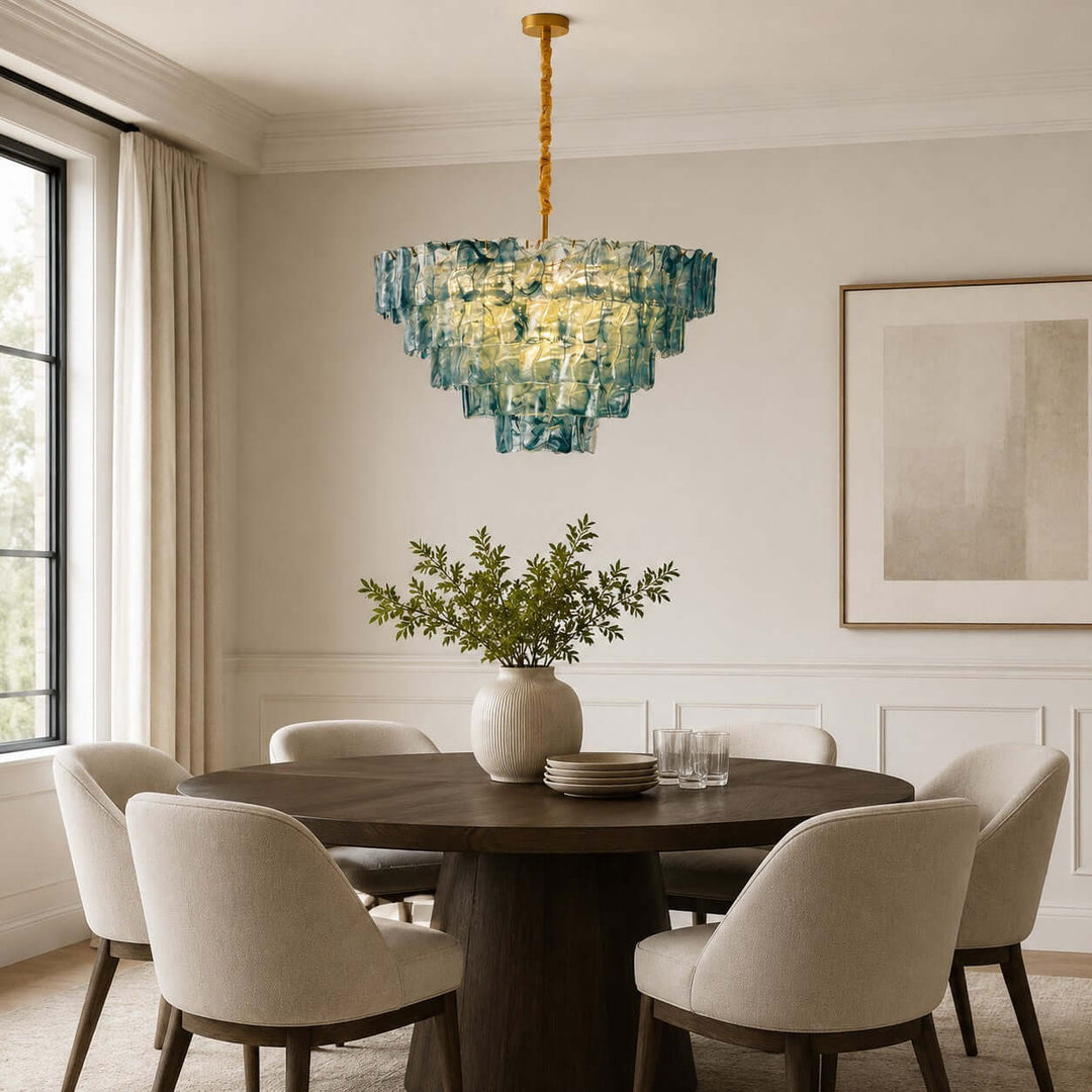 Bravelle Chandelier Murano Glass Lighting for Dining Room