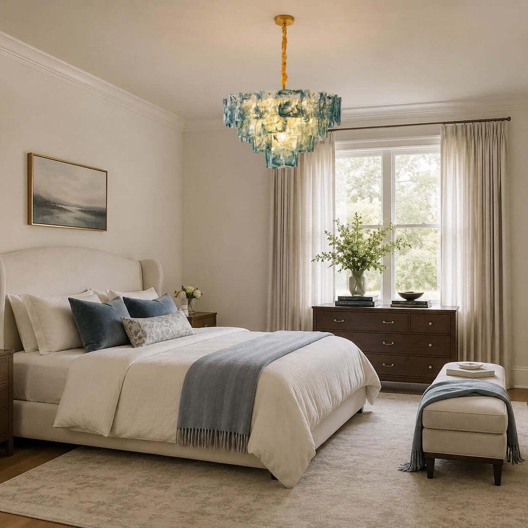 Bravelle Chandelier Murano Glass Lighting for Dining Room