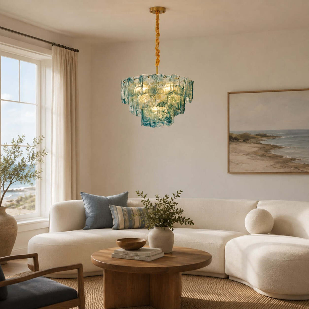 Bravelle Chandelier Murano Glass Lighting for Dining Room