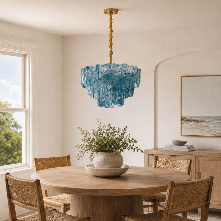 Bravelle Chandelier Murano Glass Lighting for Dining Room