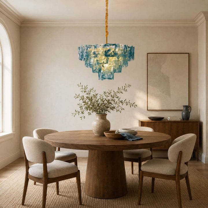 Bravelle Chandelier Murano Glass Lighting for Dining Room
