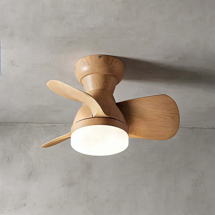 Brelq Ceiling Fan Light - Modern French ABS Bedroom Light