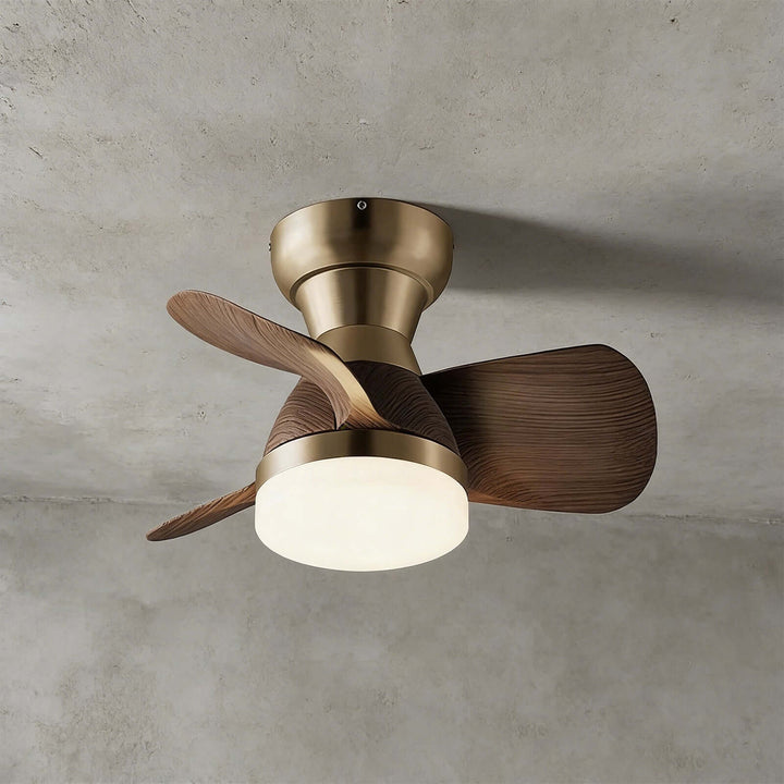 Brelq Ceiling Fan Light - Modern French ABS Bedroom Light