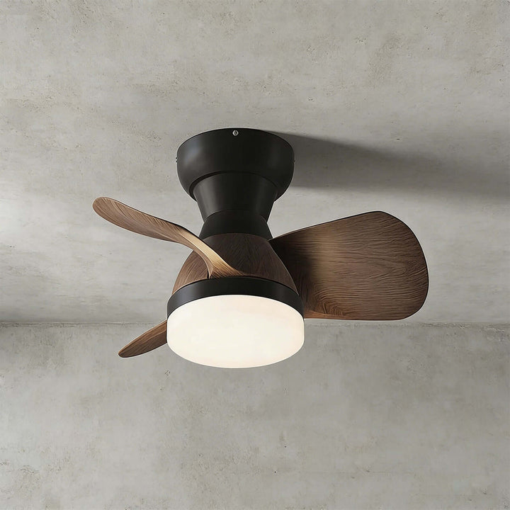 Brelq Ceiling Fan Light - Modern French ABS Bedroom Light