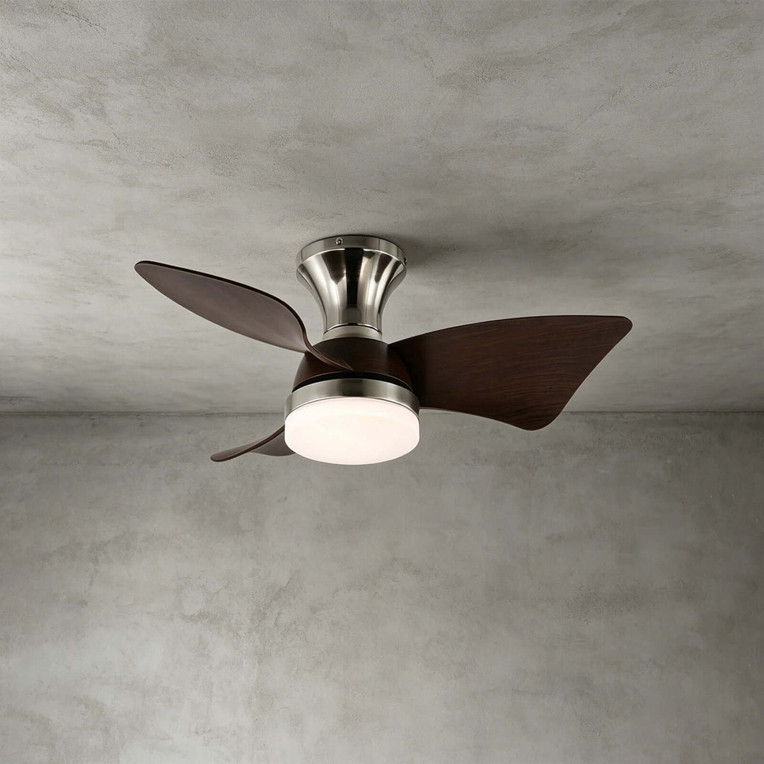 Brinv Ceiling Fan Light - French Vintage ABS Dining Light