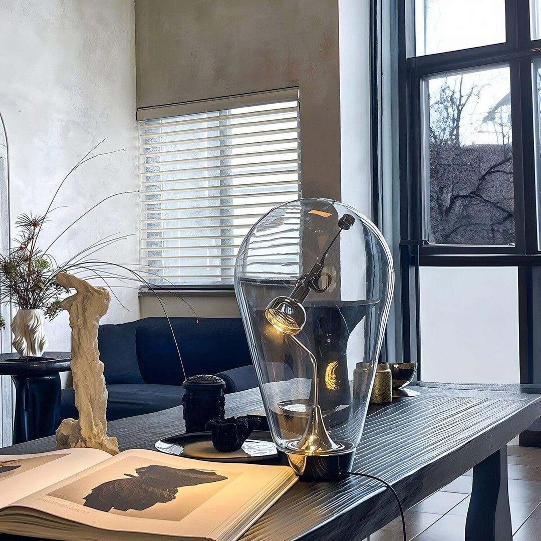 Bulb Glass Table Lamp – American Retro Industrial Style Light