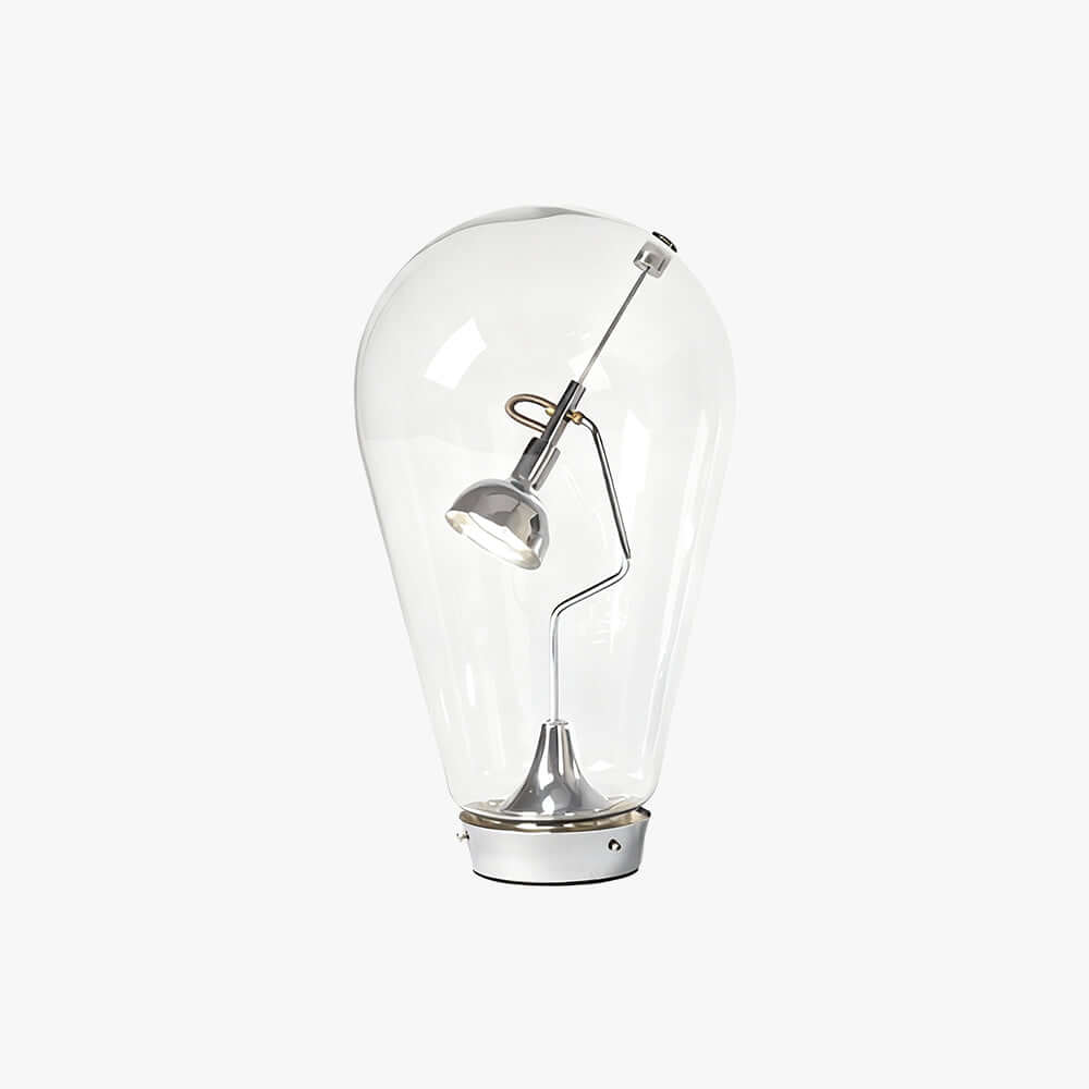 Bulb Glass Table Lamp – American Retro Industrial Style Light