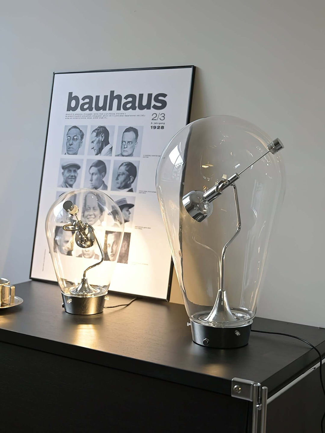 Bulb Glass Table Lamp – American Retro Industrial Style Light