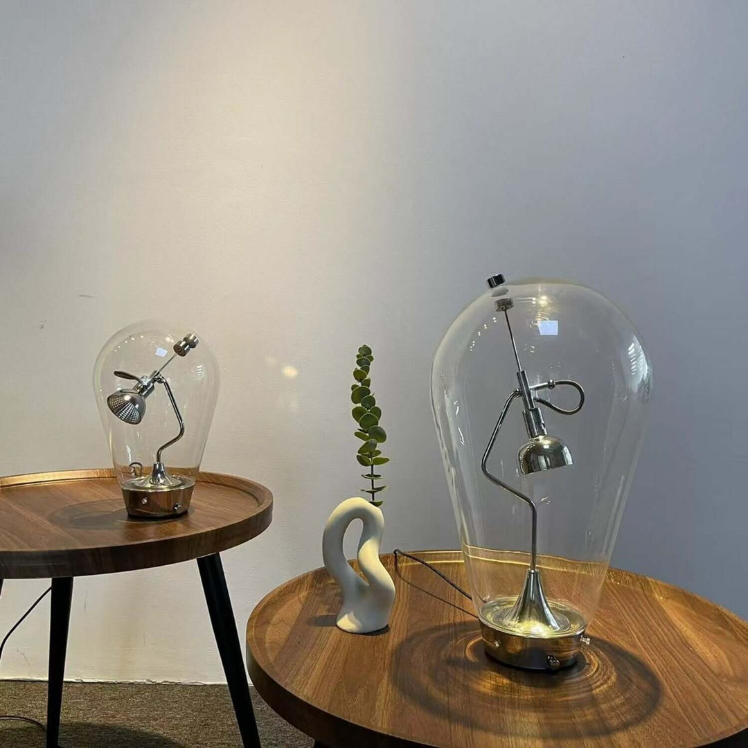 Bulb Glass Table Lamp – American Retro Industrial Style Light