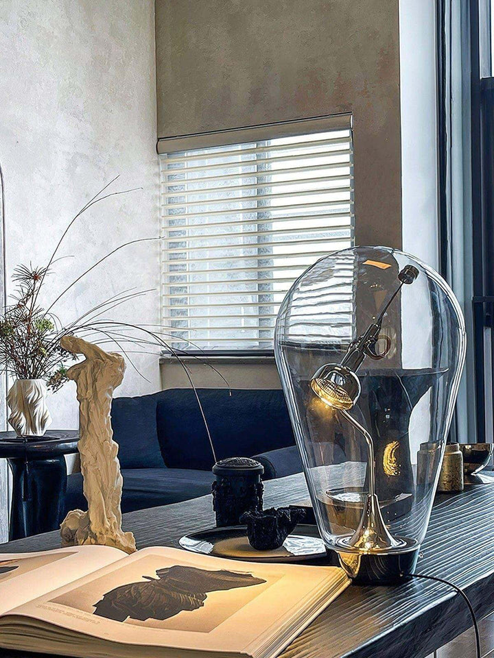 Bulb Glass Table Lamp – American Retro Industrial Style Light