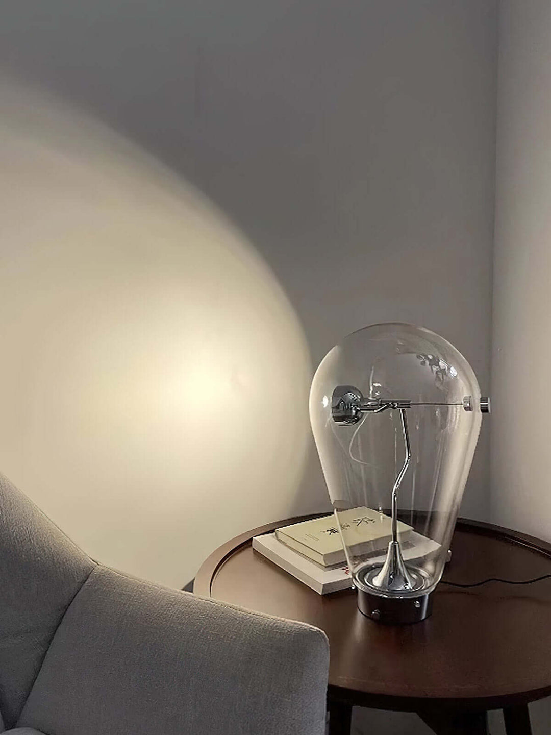 Bulb Glass Table Lamp – American Retro Industrial Style Light