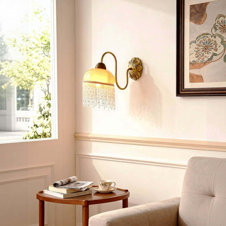 Cavine Wall Lamp - French Retro Glass Tassel Hallway