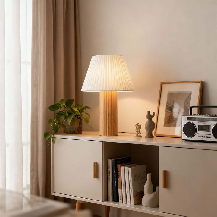 Cavli Table Lamp – Simple Creative Fabric Light