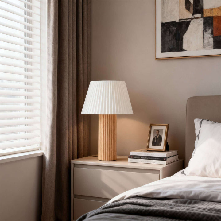 Cavli Table Lamp – Simple Creative Fabric Light