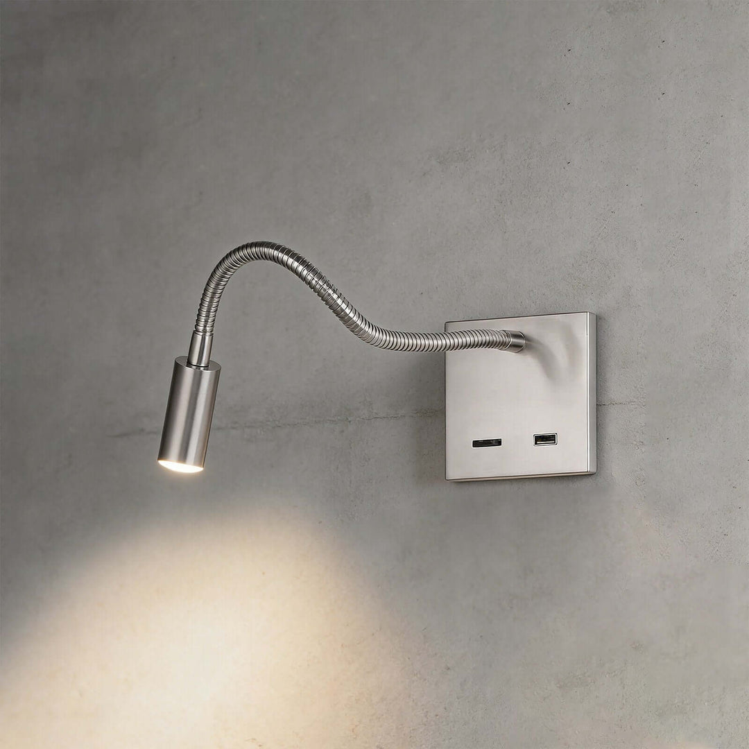 Cevro Wall Light Style B – American Minimalist Small LED Reading Lamp