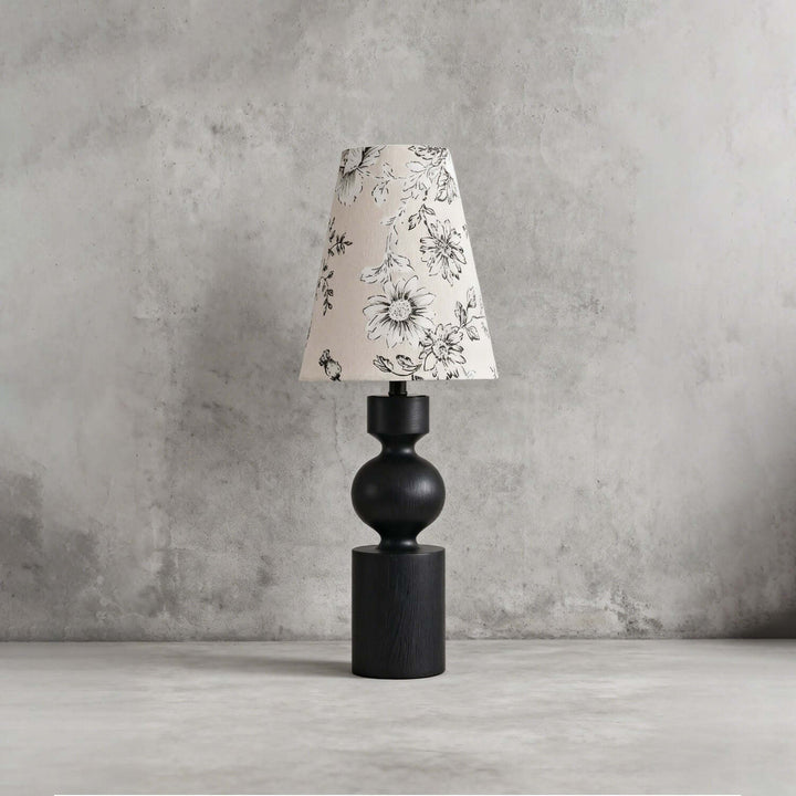 Dorvia Table Lamp – Mid-Century Vintage Fabric Bedside