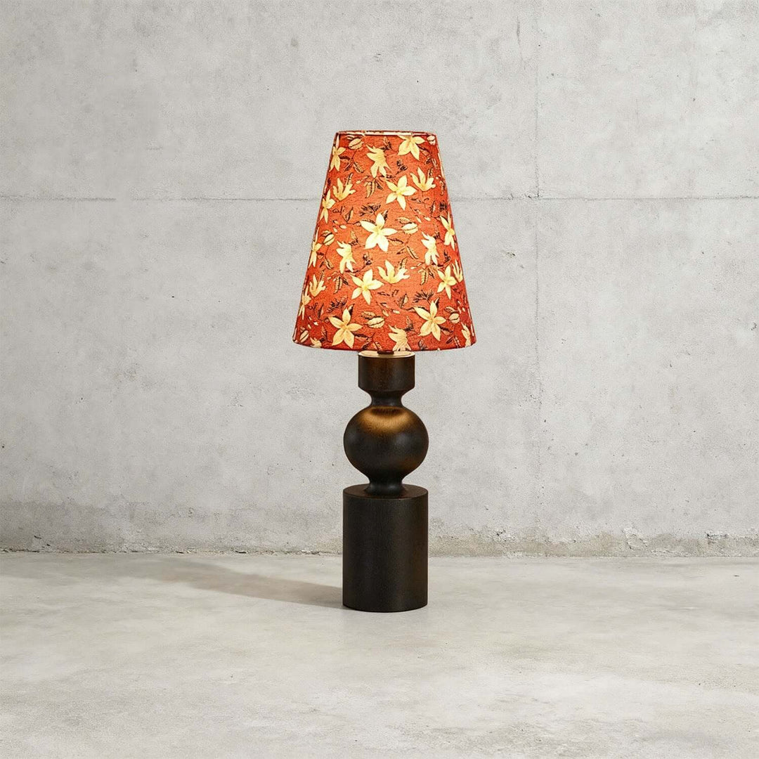 Dorvia Table Lamp – Mid-Century Vintage Fabric Bedside